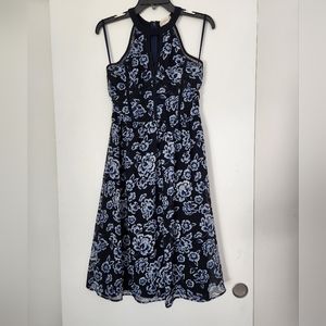 Altar'd State Blue Floral Midi Dress - Size S